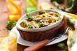 broccoli and salmon  gratin