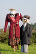two scarecrows