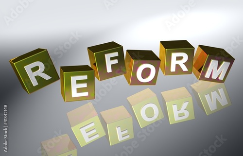 Illustration: 3D Fallende Wuerfel - REFORM I 3D Fallende Wuerfel - REFORM I