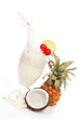 Pina Colada cocktail isolated. Pina Colada cocktail isolated.