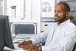canvas print picture - Businessman at work