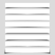 Collection of Vector Box Shadows