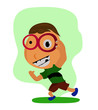 Vector - Dancing Boy .