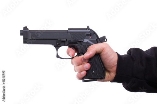 Foto: Pistol in hand Pistol in hand