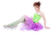 Girl in fairy costume