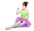 Girl in fairy costume