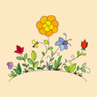 Hand drawn flowers 2
