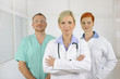 canvas print picture - Hospital team: Doctors and surgeon