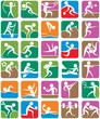 Summer Sports Symbols – Colorful