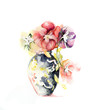 black vase