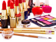 Decorative cosmetics for makeup. Decorative cosmetics for makeup.
