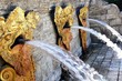 Cascade Mountain of gold in Peterhof, saint Petersburg
