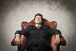 Serene businessman
