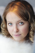 Beautiful young bride portrait