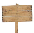 altes Holzschild
