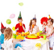 Child birthday party .