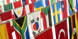 Flags of many countries