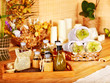 Luxury spa still life with water. Luxury spa still life with water.