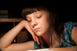Girl reading a book