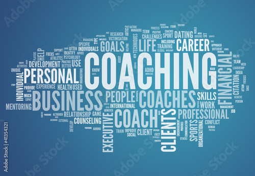 Illustration: Word Cloud "Coaching" Word Cloud "Coaching"