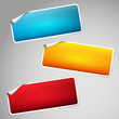 blank detailed stickers with empty space