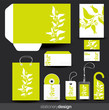 Stationery design set Stationery design set