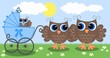 newborn baby boy family