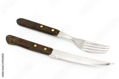 Illustration: Fork and knife Fork and knife