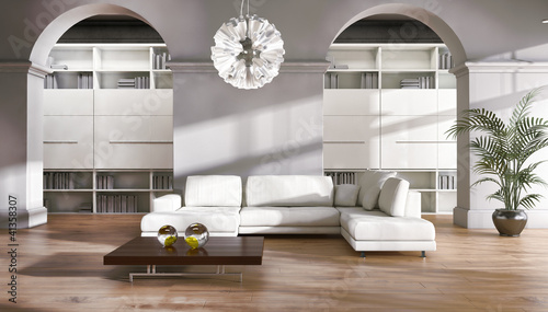 Illustration: Modern living room Modern living room
