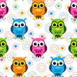 Seamless owl pattern Seamless owl pattern