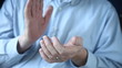man doing slow clap