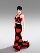 Frau im Abendkleid Frau im Abendkleid