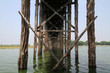 Pont en teck U Bein à Mandalay - Myanmar Birmanie Pont en teck U Bein à Mandalay - Myanmar Birmanie