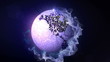 Blue Disco Ball Earth - HD1080