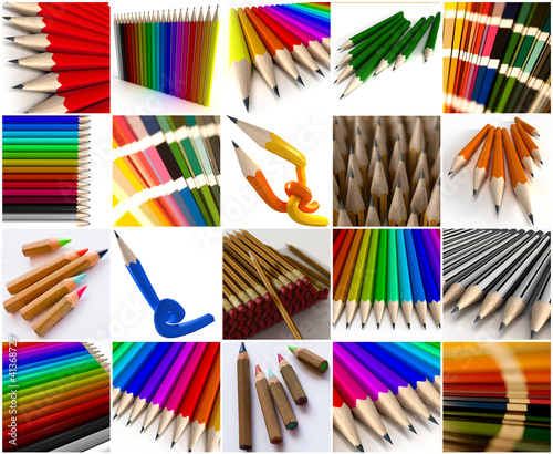 Illustration: Graphisme, crayon collection Graphisme, crayon collection