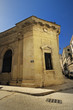 Building facade in old havana street