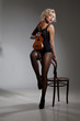Young Woman With Ukulele