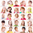 Foto: children isolated on white children isolated on white