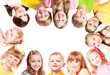 Foto: children isolated on white children isolated on white
