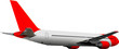 Airplane on the air. Vector illustration Airplane on the air. Vector illustration