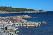 Coastline of Baltic Sea in Hanko, Finland