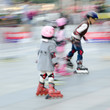 child playing rollerblade