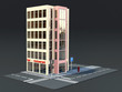 3D Modell Bürohaus
