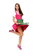 Frau im Dirndl