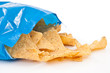 Open bag with fallen tacos