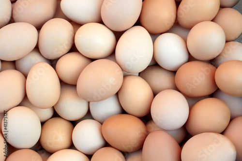 Photo: Heap of chicken eggs Heap of chicken eggs
