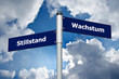 Schild Wachstum