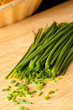 Freshly cut stands of chive