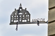 Antique sign in Copenhagen Antique sign in Copenhagen