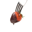 strawberry in chocolate sauce